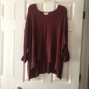 One size loose knit sweater